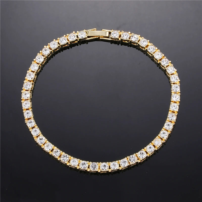 4MM Men's Iced Out Bracelet