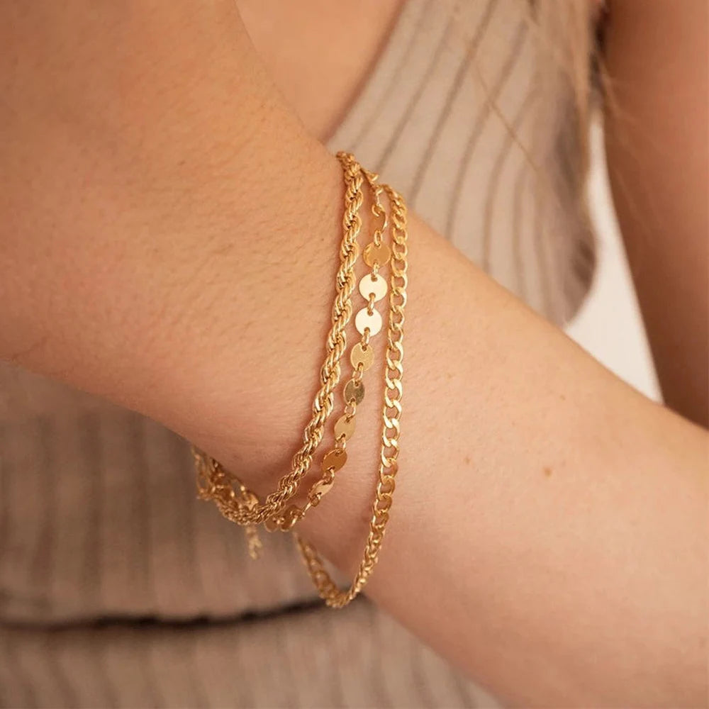 Stainless Steel Chain Bracelet for Women