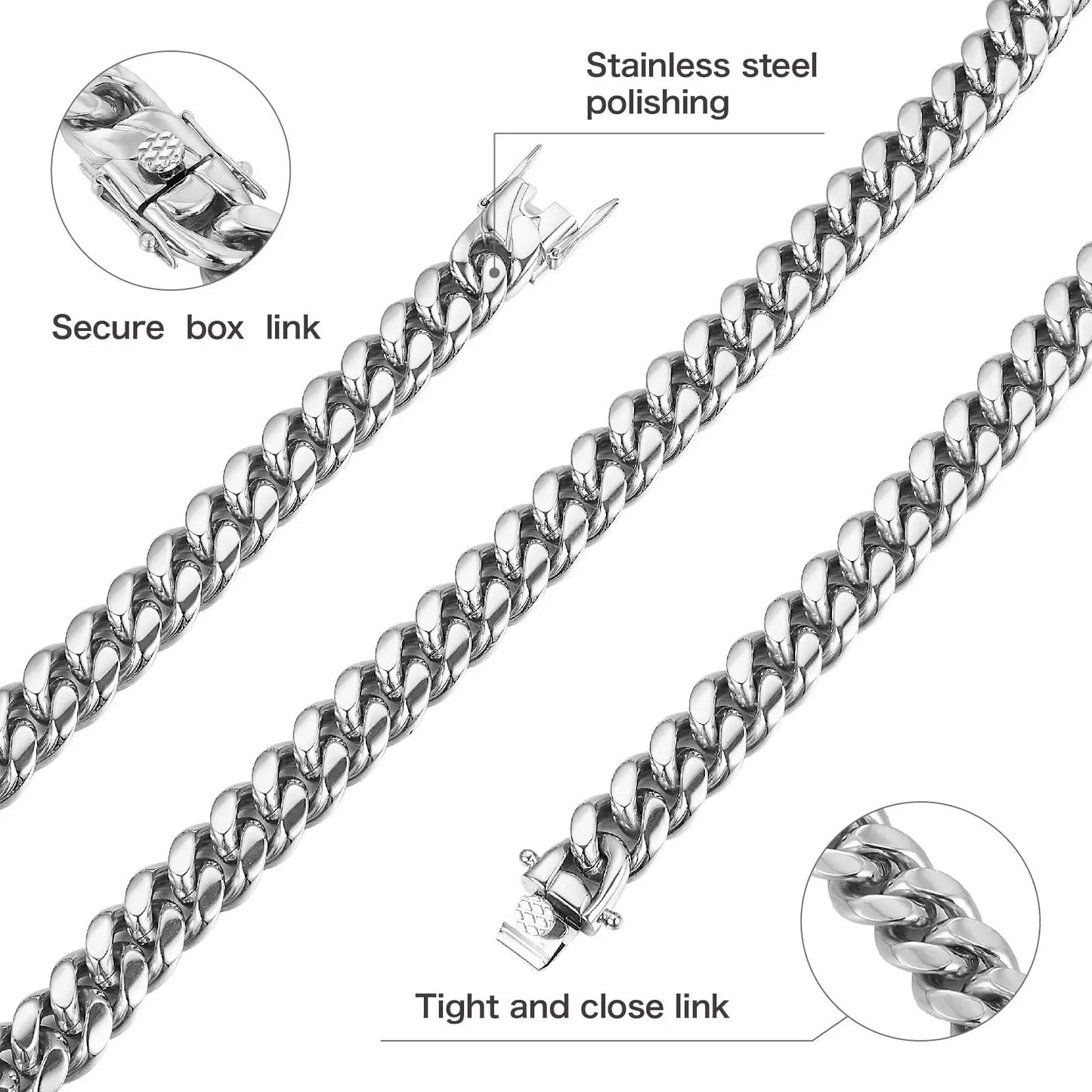 Miami Ice Chunky Hip Hop Chain Set