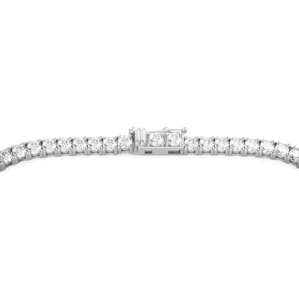 Miami Ice 5mm Tennis Chain - White Gold
