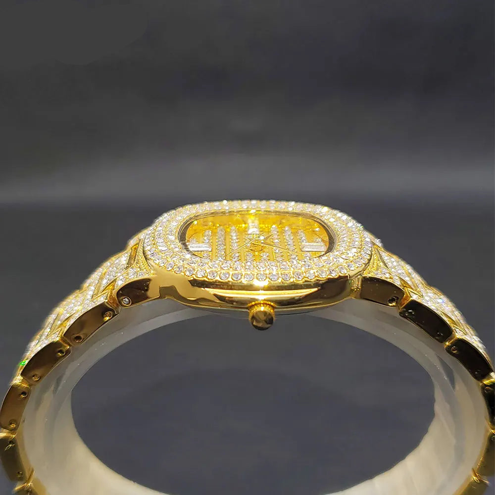 Miami Ice Monaco Iced Out Watch