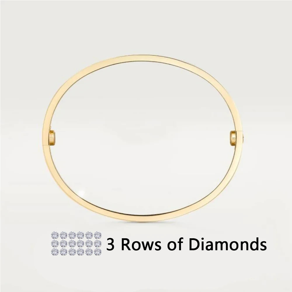Stainless Steel Screw Bracelet for Women