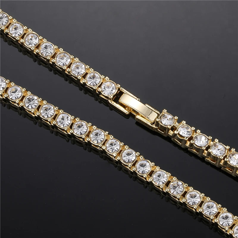 4MM Men's Iced Out Bracelet