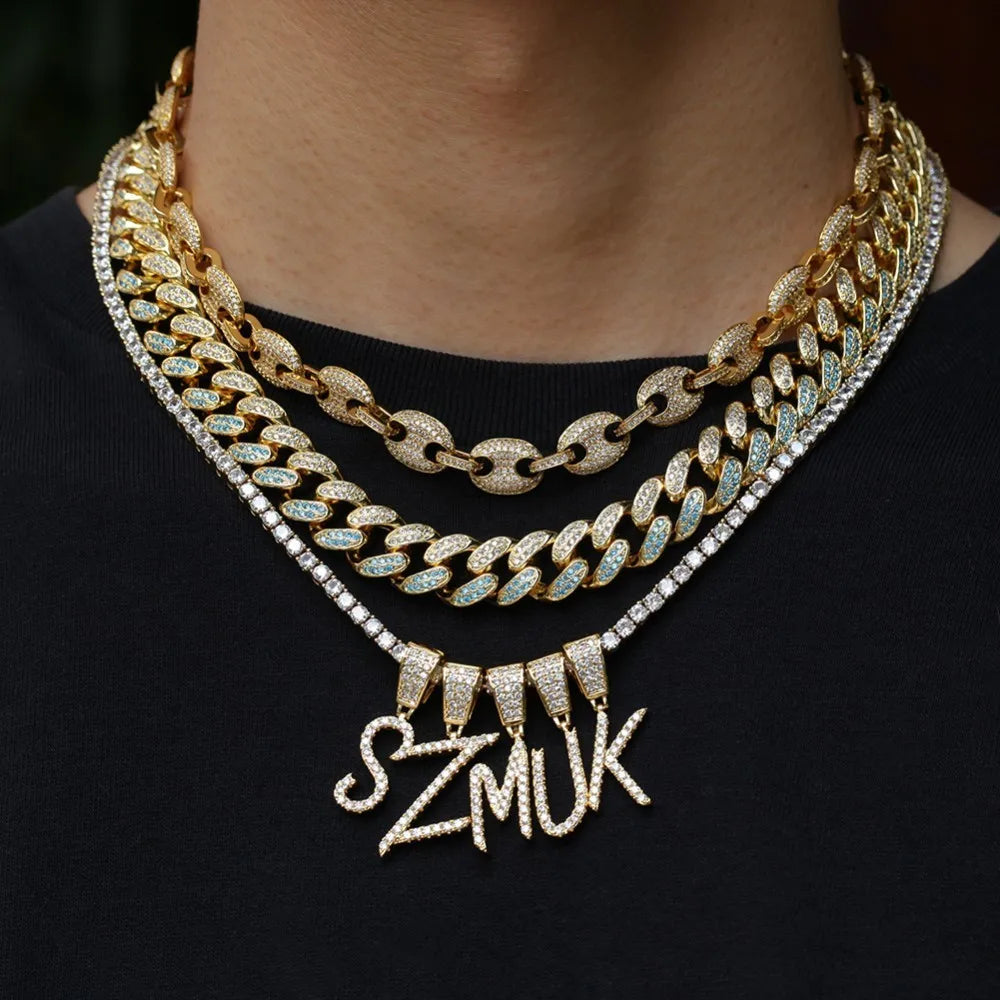 Brush Font Custom Name Necklace