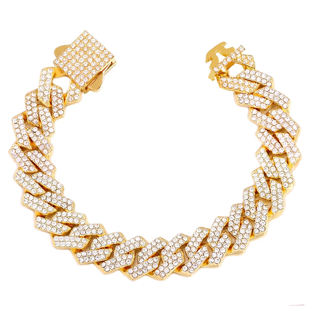 Miami Ice 12mm Miami Cuban Bracelet