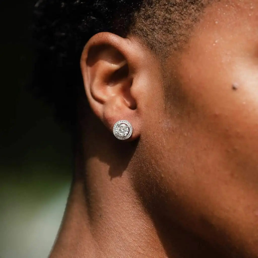 Miami Ice Clustered Diamond Earrings
