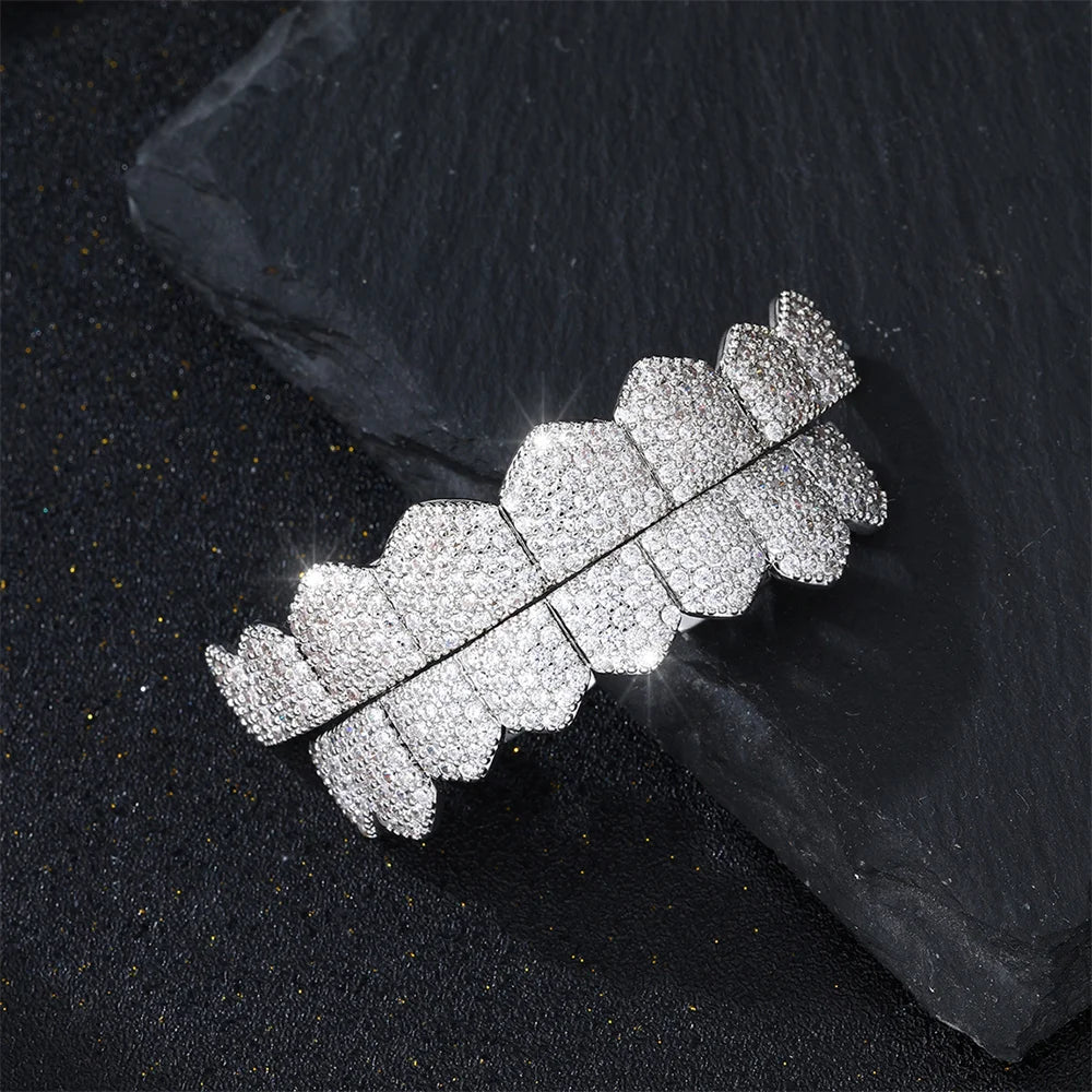 Hip Hop Iced Out Teeth Grill Top/Bottom