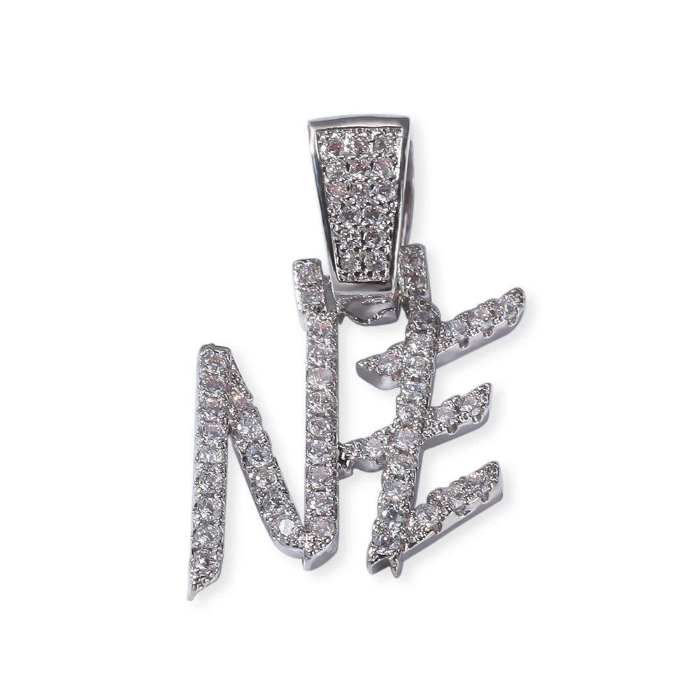 Brush Font Custom Name Necklace