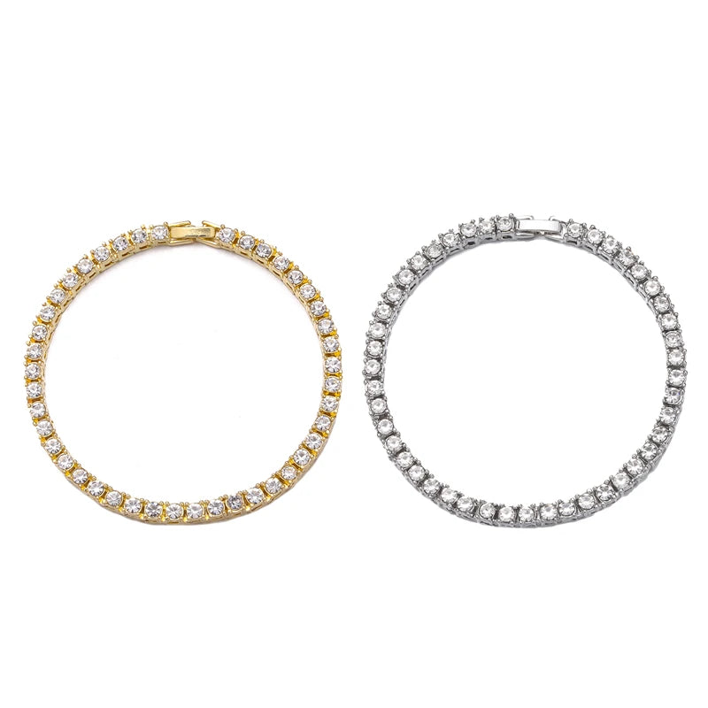 4MM Men's Iced Out Bracelet