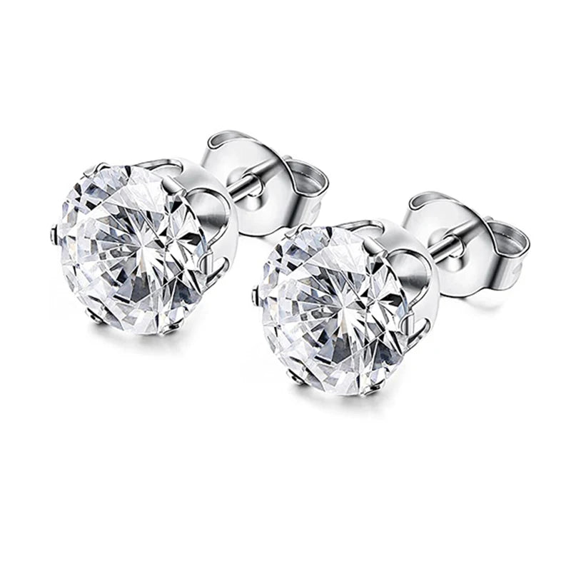 1 Pair Fashion Jewelry Crown Stud Earrings