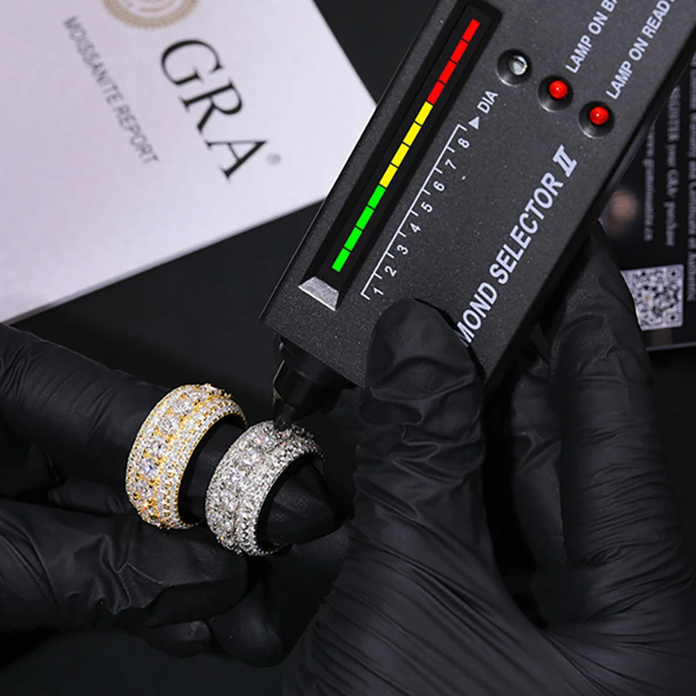 Miami Ice Spinnig Iced Out Ring