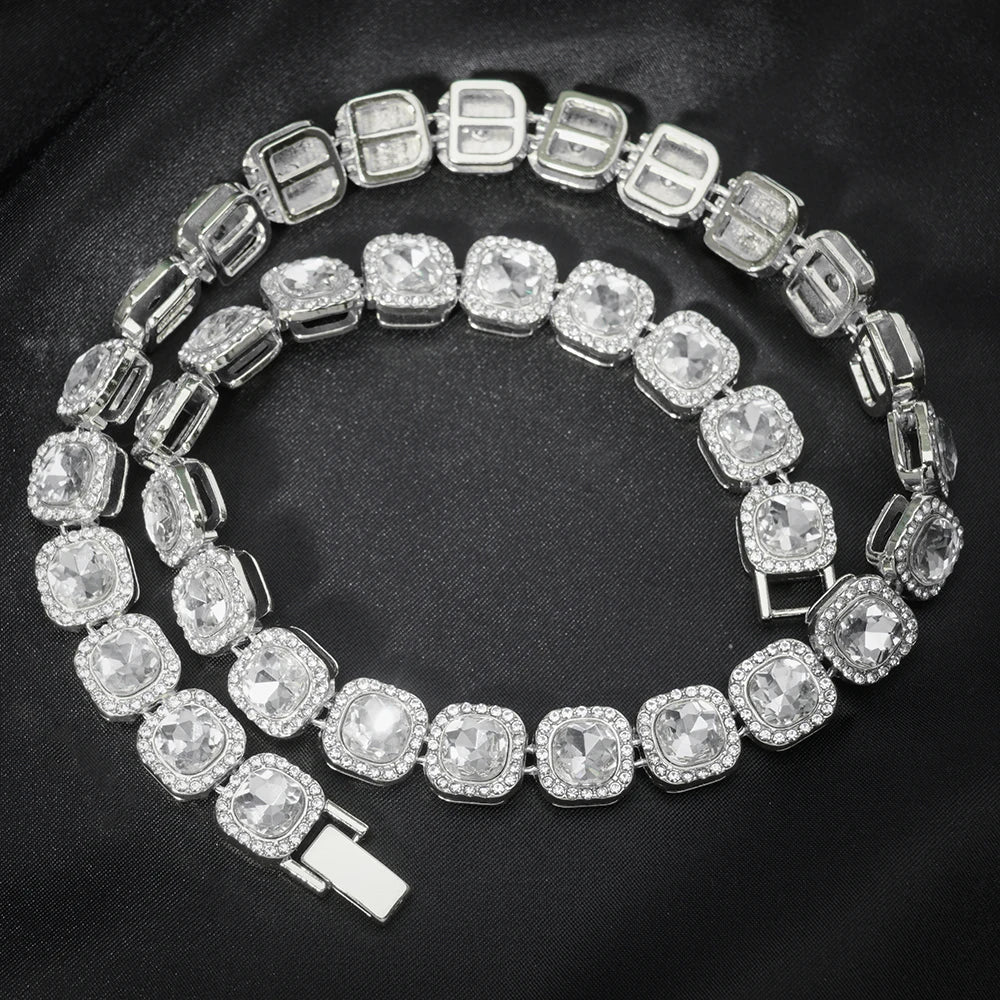 Miami Ice Tennis Chain Necklace 13