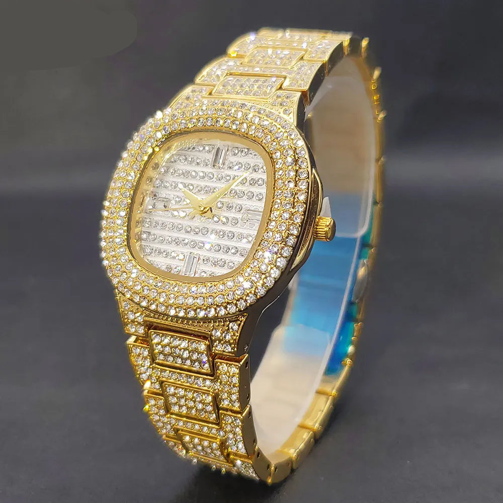 Miami Ice Monaco Iced Out Watch