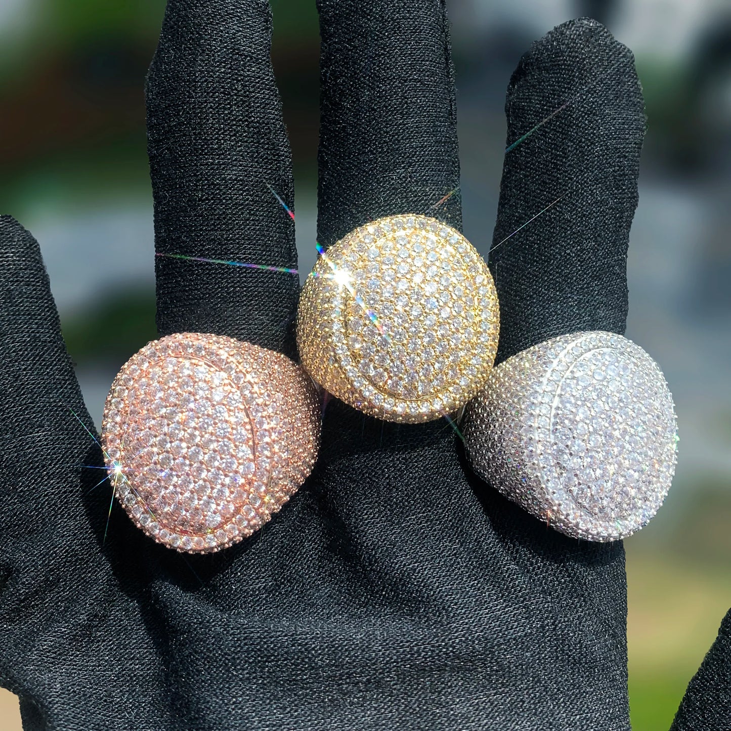 Hip Hop Oval Ring