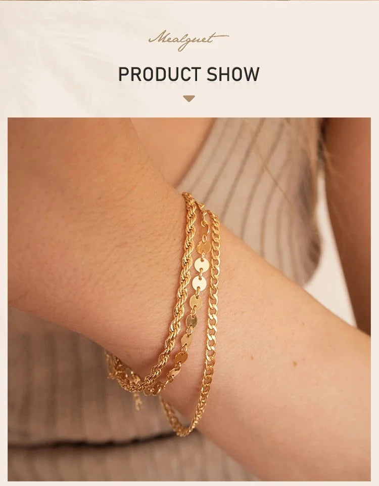 Stainless Steel Chain Bracelet for Women
