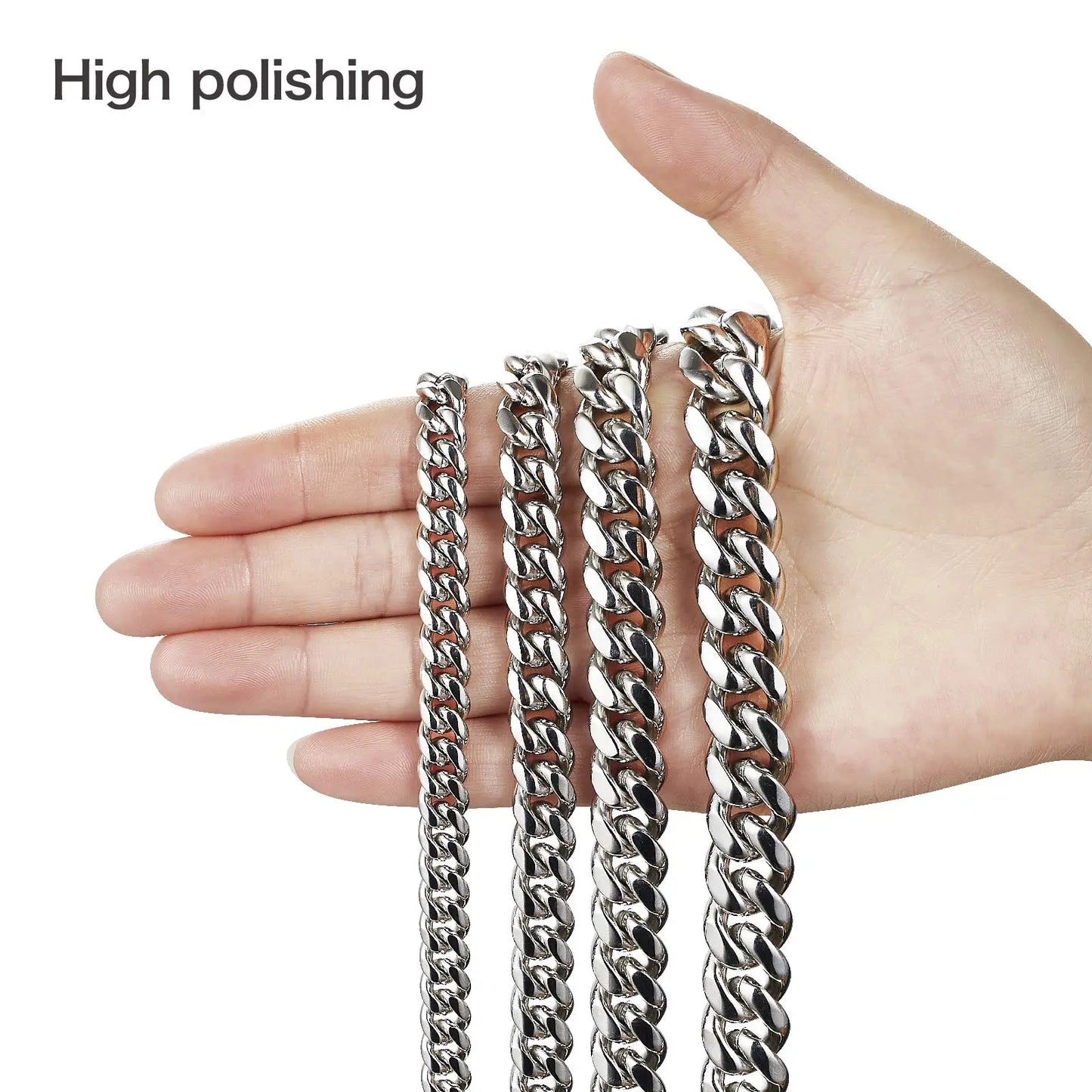 Miami Ice Chunky Hip Hop Chain Set