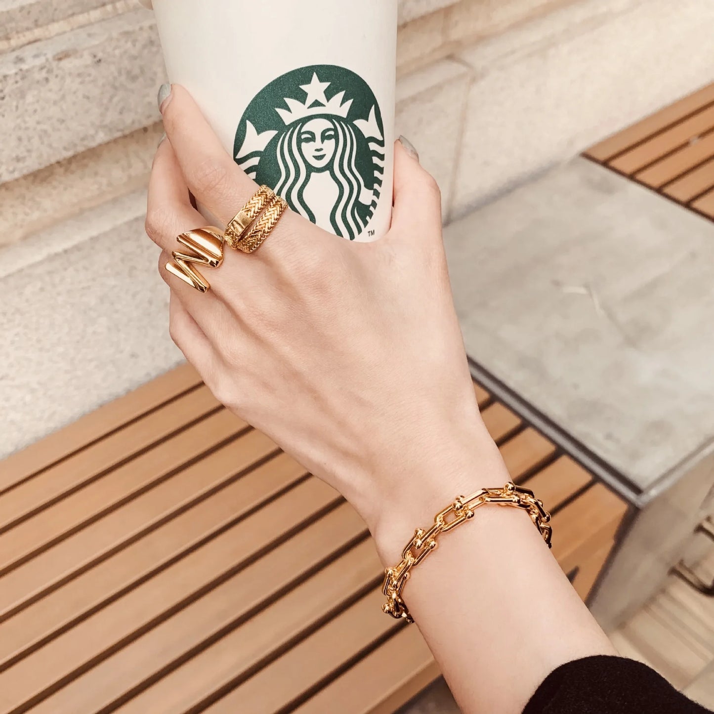 Miami Ice Industrial Link Bracelet