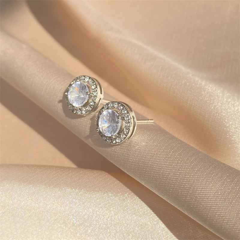 Miami Ice Clustered Diamond Earrings