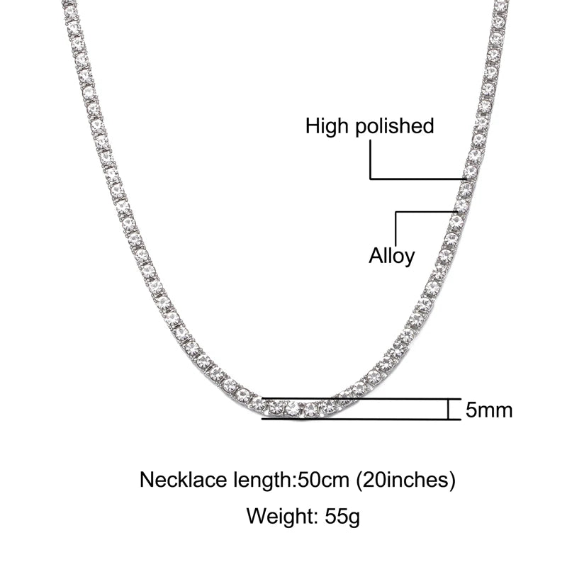 4MM Men's Iced Out Bracelet