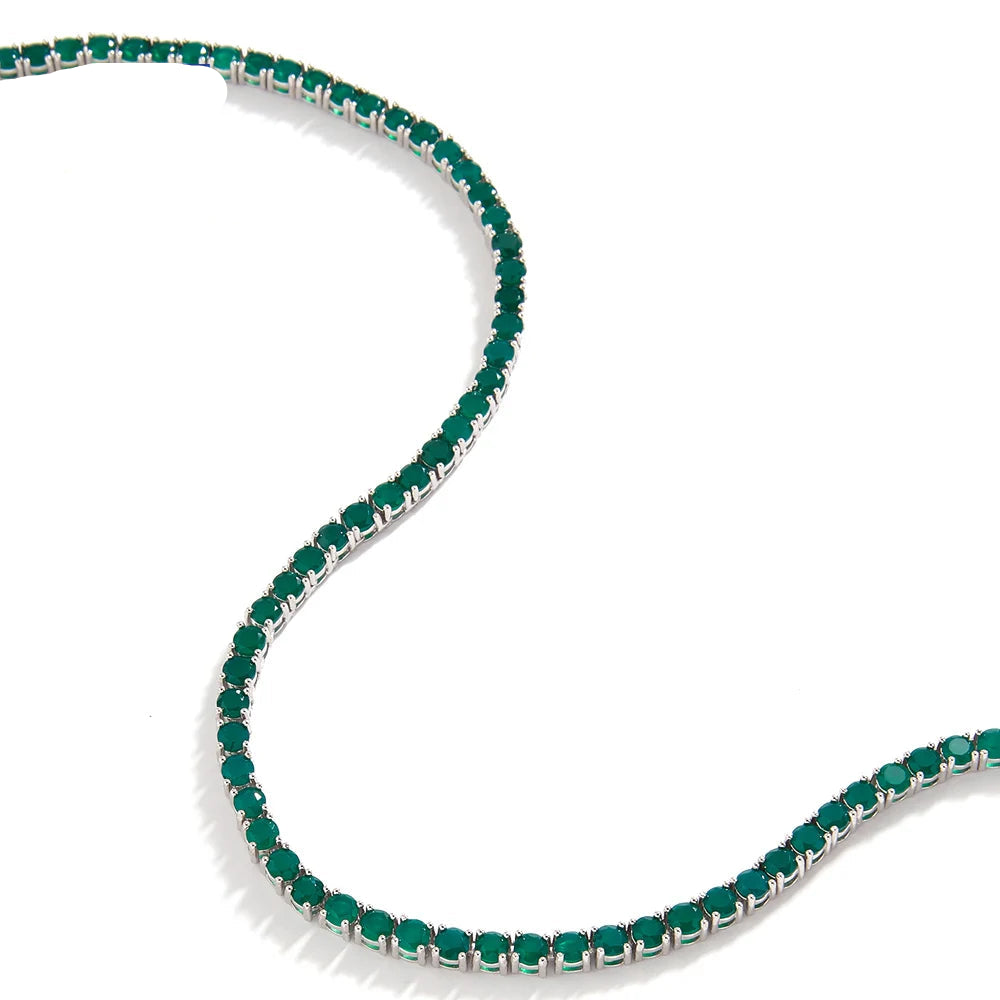Miami Ice 5mm Tennis Green Chain