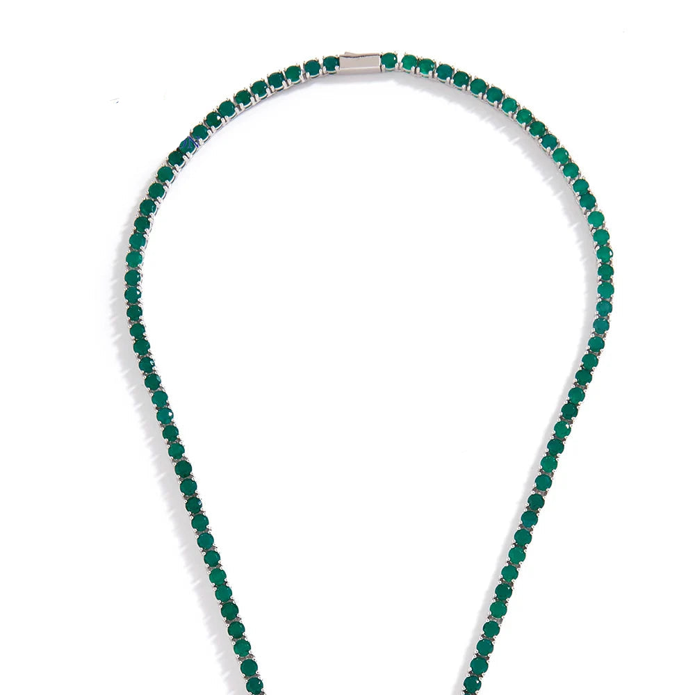 Miami Ice 5mm Tennis Green Chain
