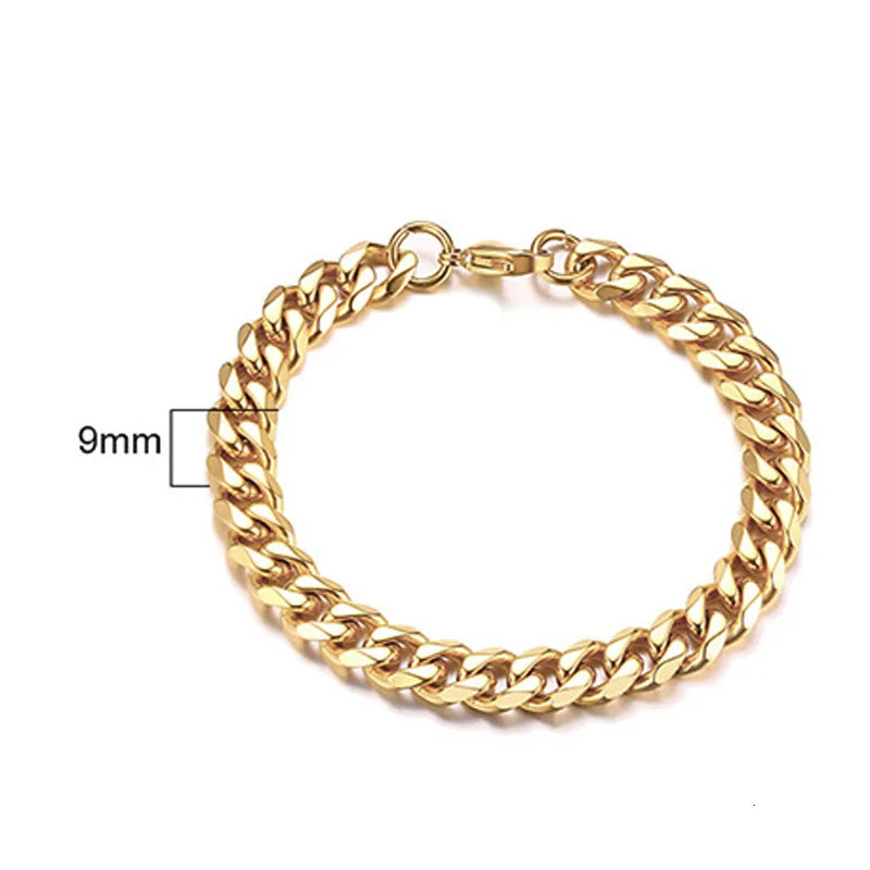 Stainless Steel Chain Bracelet for Women