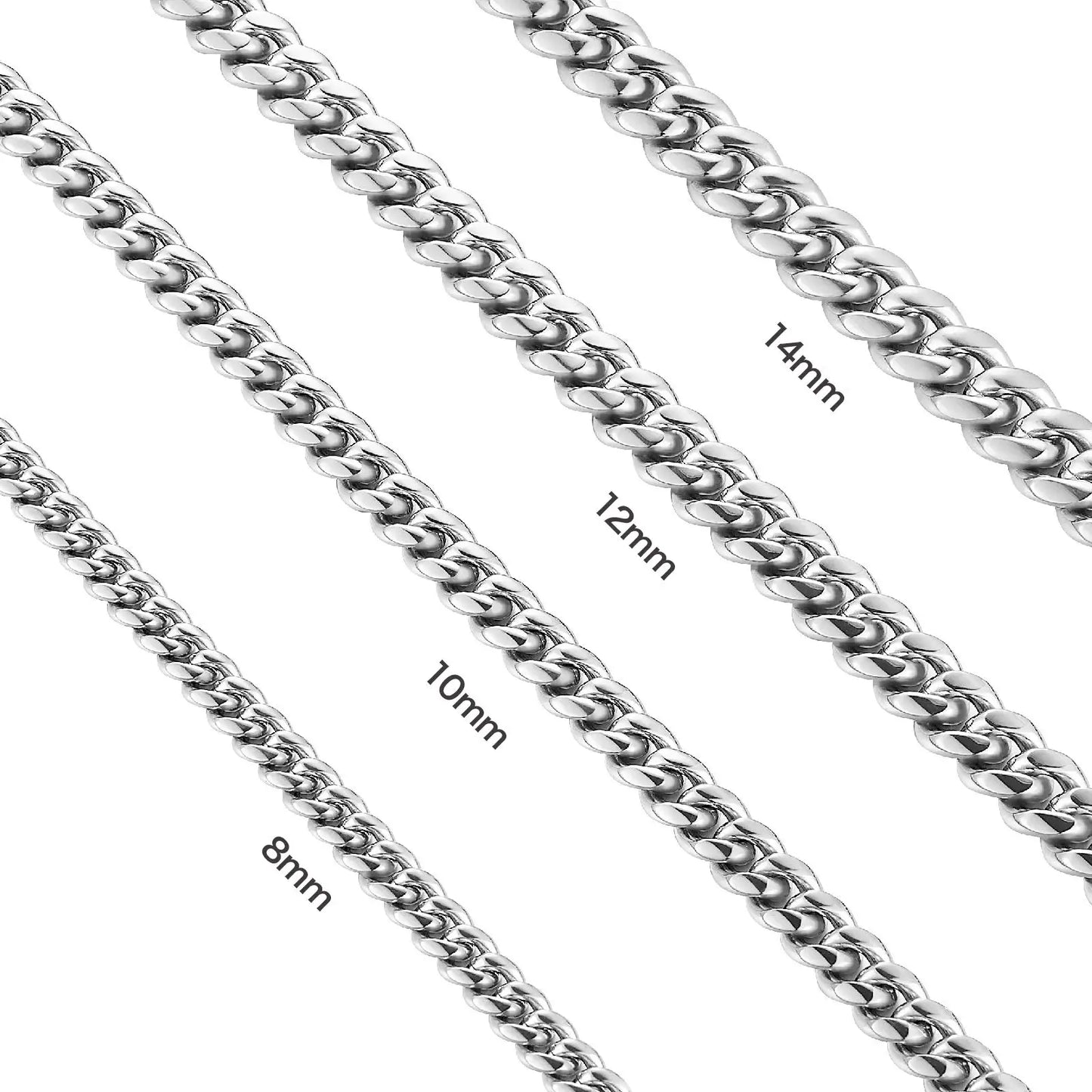 Miami Ice Chunky Hip Hop Chain Set