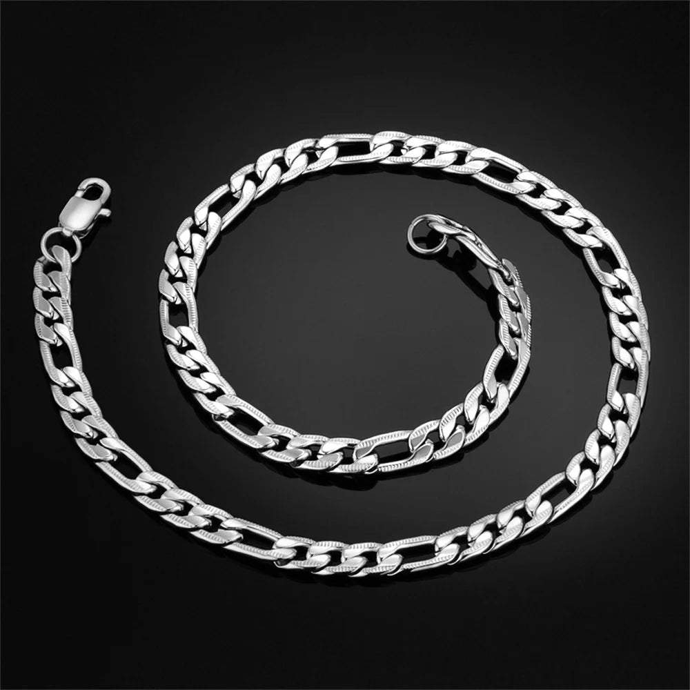 Miami Ice 7MM Figaro Chain