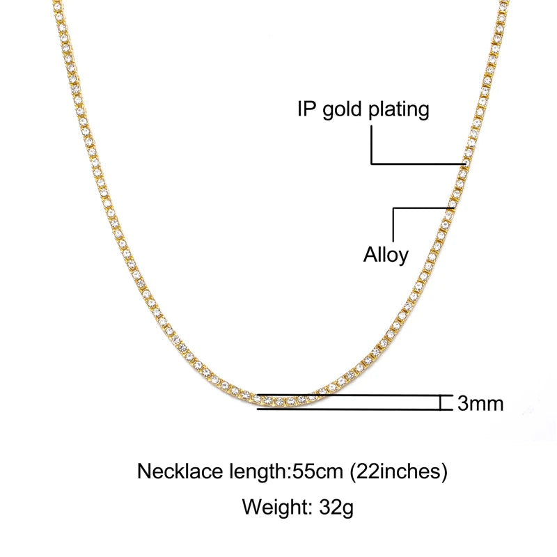 4MM Men's Iced Out Bracelet
