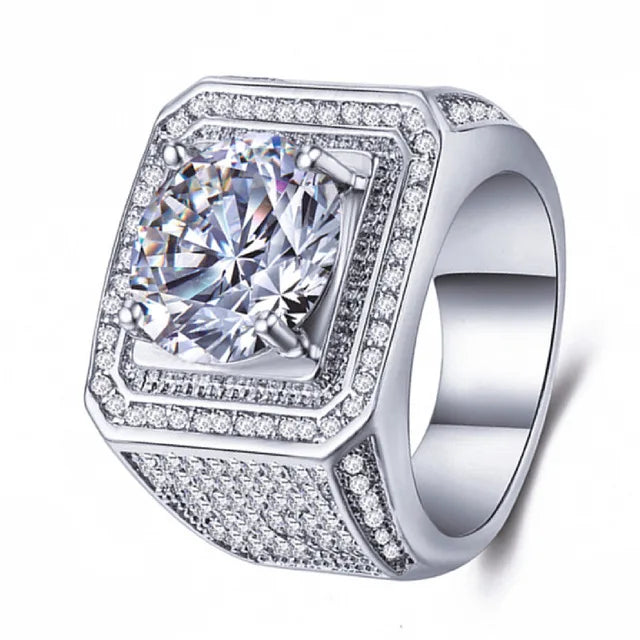 Hip Hop Rock Five Star Rings