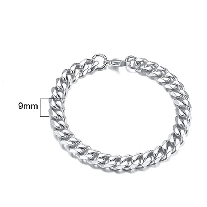 Stainless Steel Chain Bracelet for Women