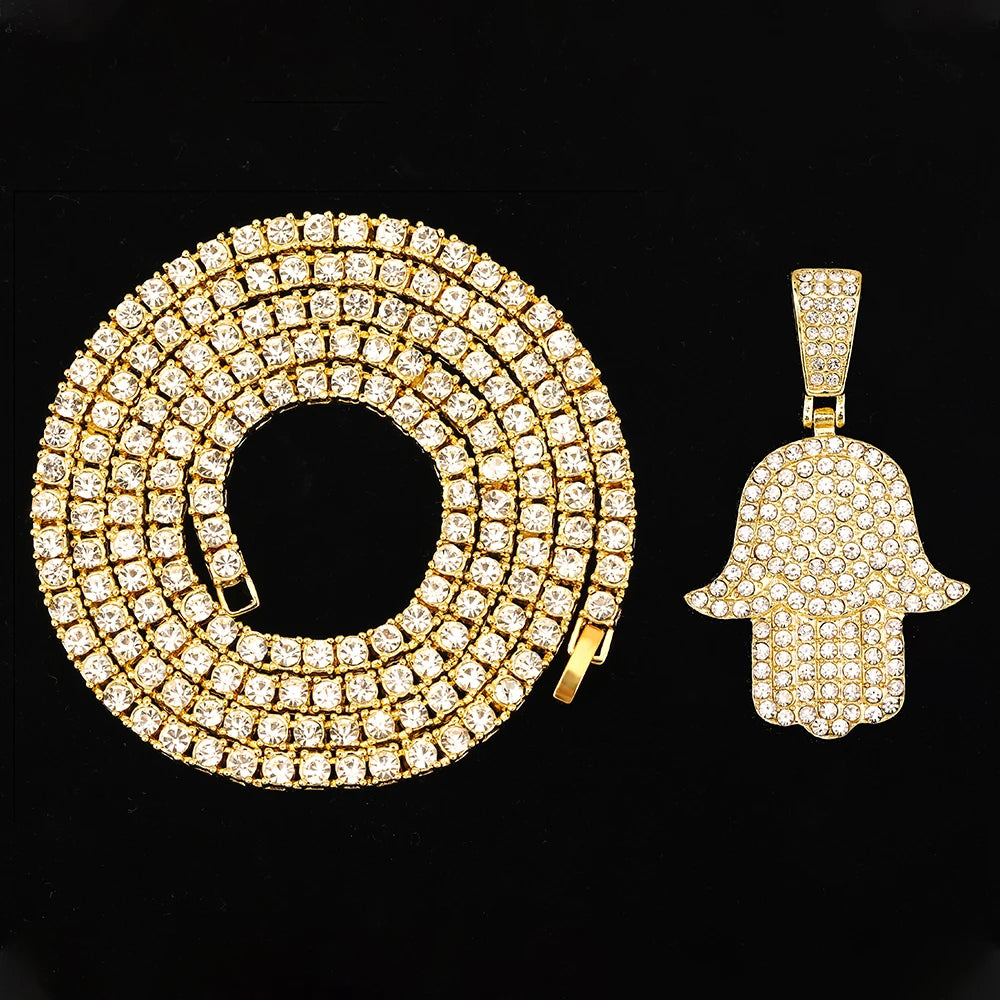 Iced Out Pendant Necklace
