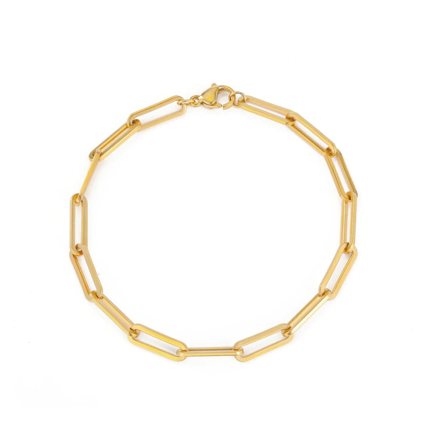 Miami Ice Chain Link Bracelet - Gold