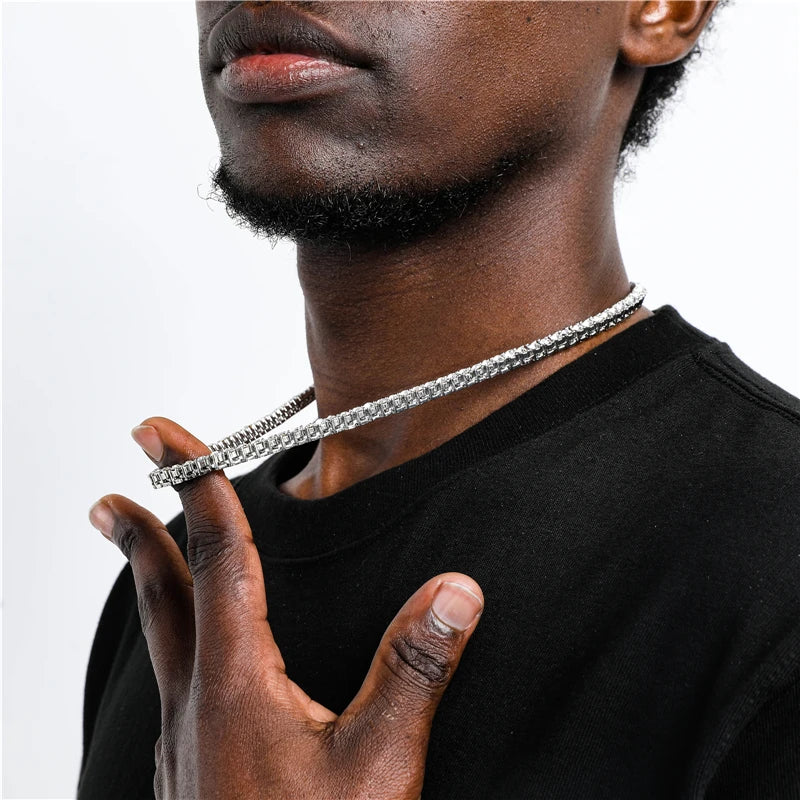 4MM Men's Iced Out Bracelet