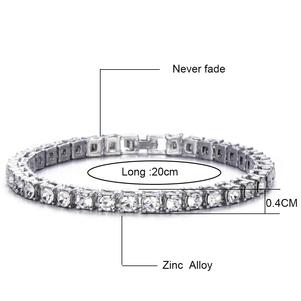 Miami Ice Men's Luxury Iced Out Watch & Bracelet Set