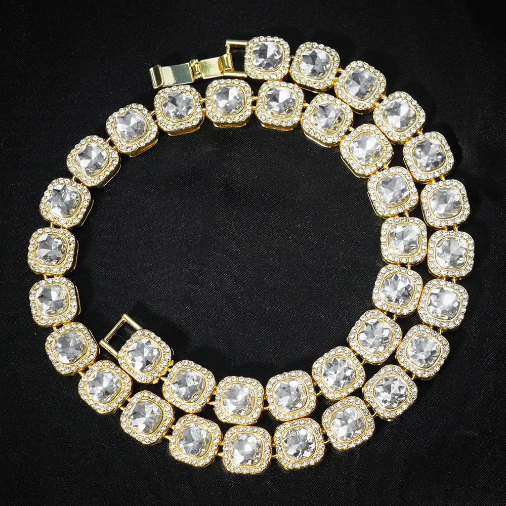 Miami Ice Tennis Chain Necklace 13