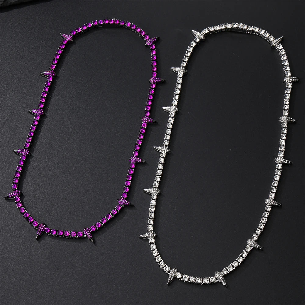 Hip Hop 4MM Tennis Chain Necklace