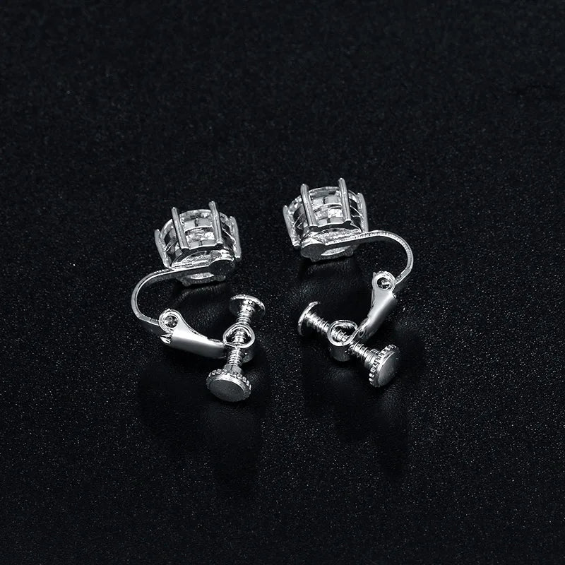 Miami Ice Vvs Round Iced Out Stud Earrings