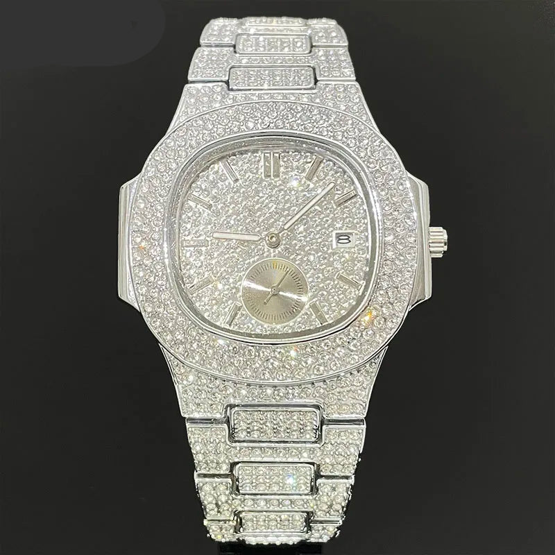 Miami Ice Presidential 19.0ct VVS Moissanite Watch