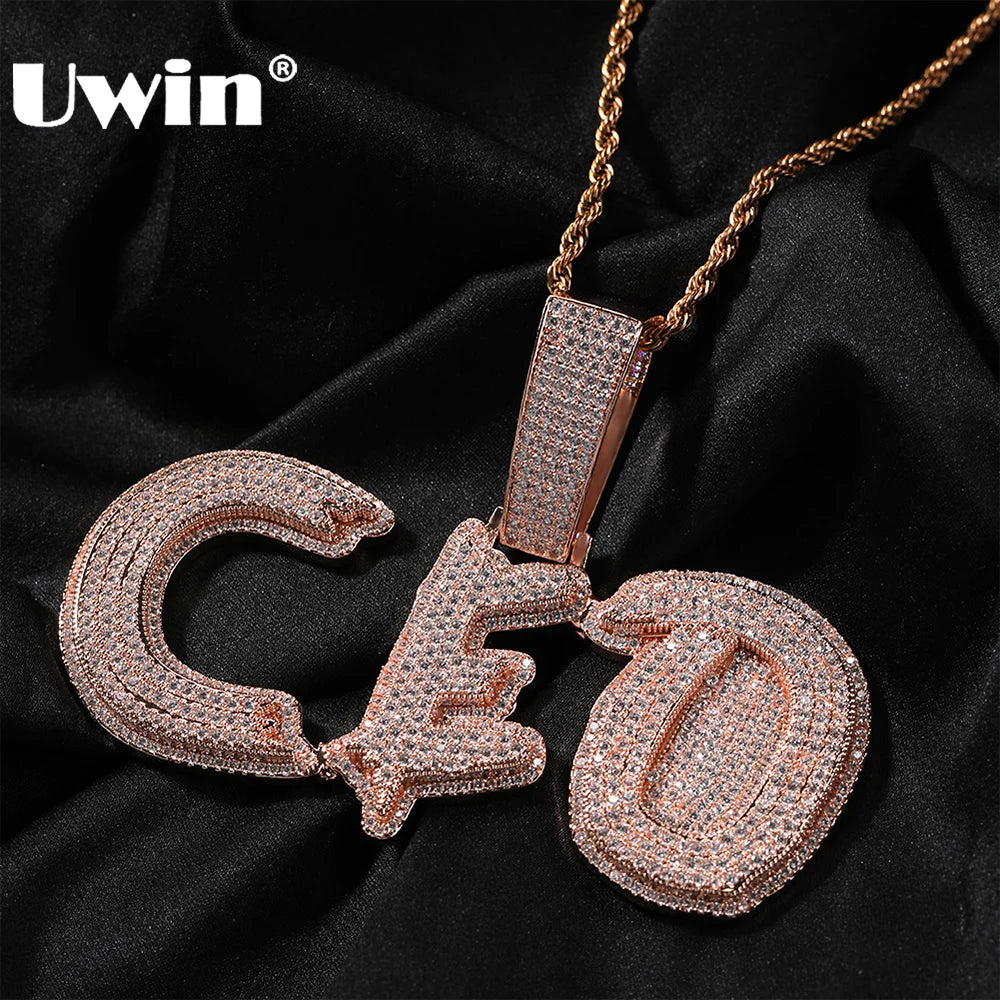 Customized Cursive Name Pendant Necklace