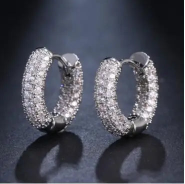Gold & Silver Color Round Ear Studs