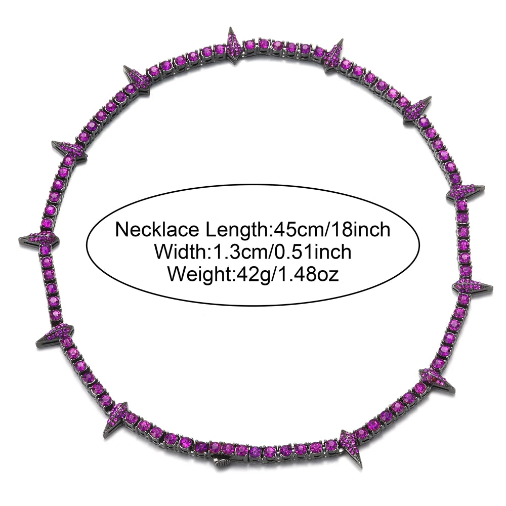 Hip Hop 4MM Tennis Chain Necklace