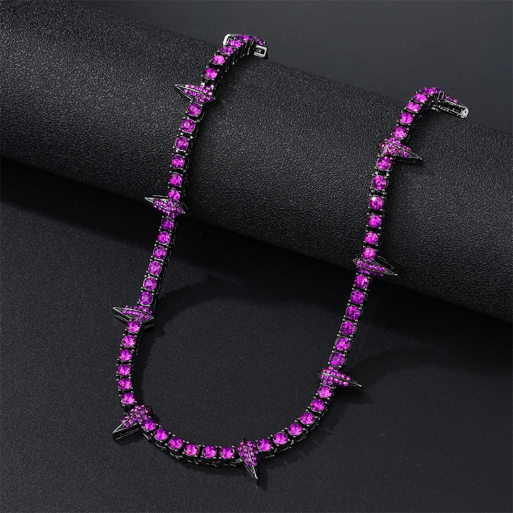 Hip Hop 4MM Tennis Chain Necklace