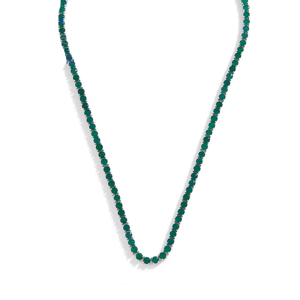 Miami Ice 5mm Tennis Green Chain