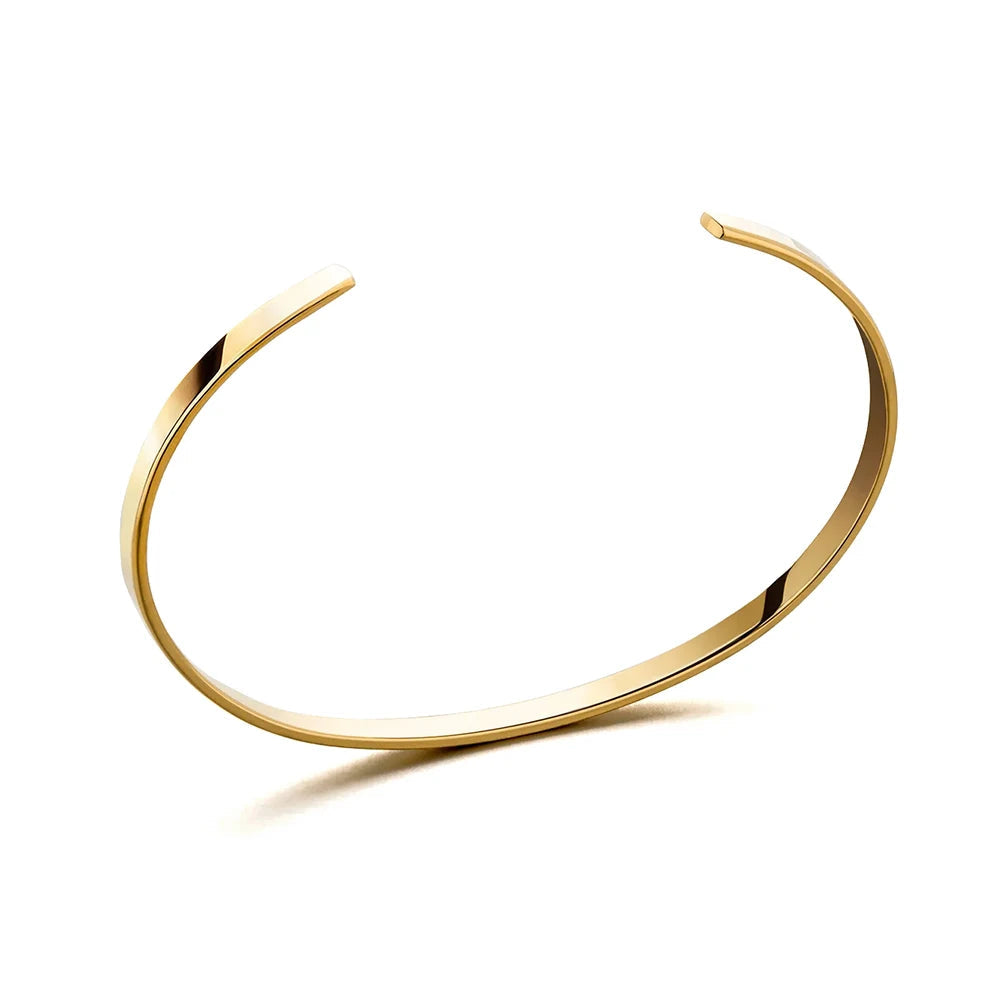 Miami Ice Cuff Bracelet 5mm - Gold