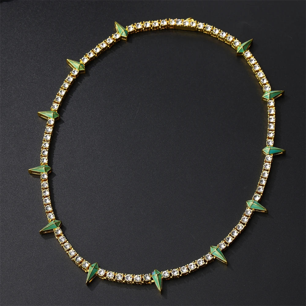 Hip Hop 4MM Tennis Chain Necklace