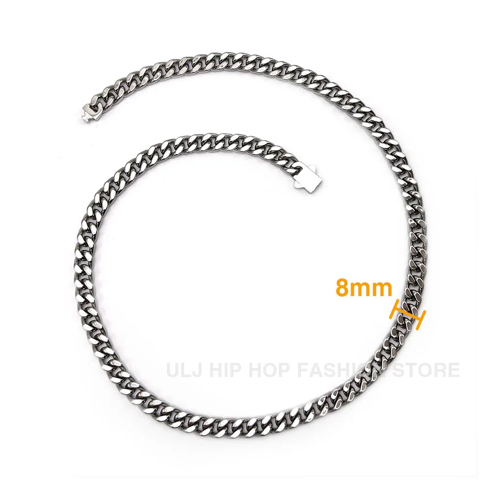 Miami Ice Chunky Hip Hop Chain Set