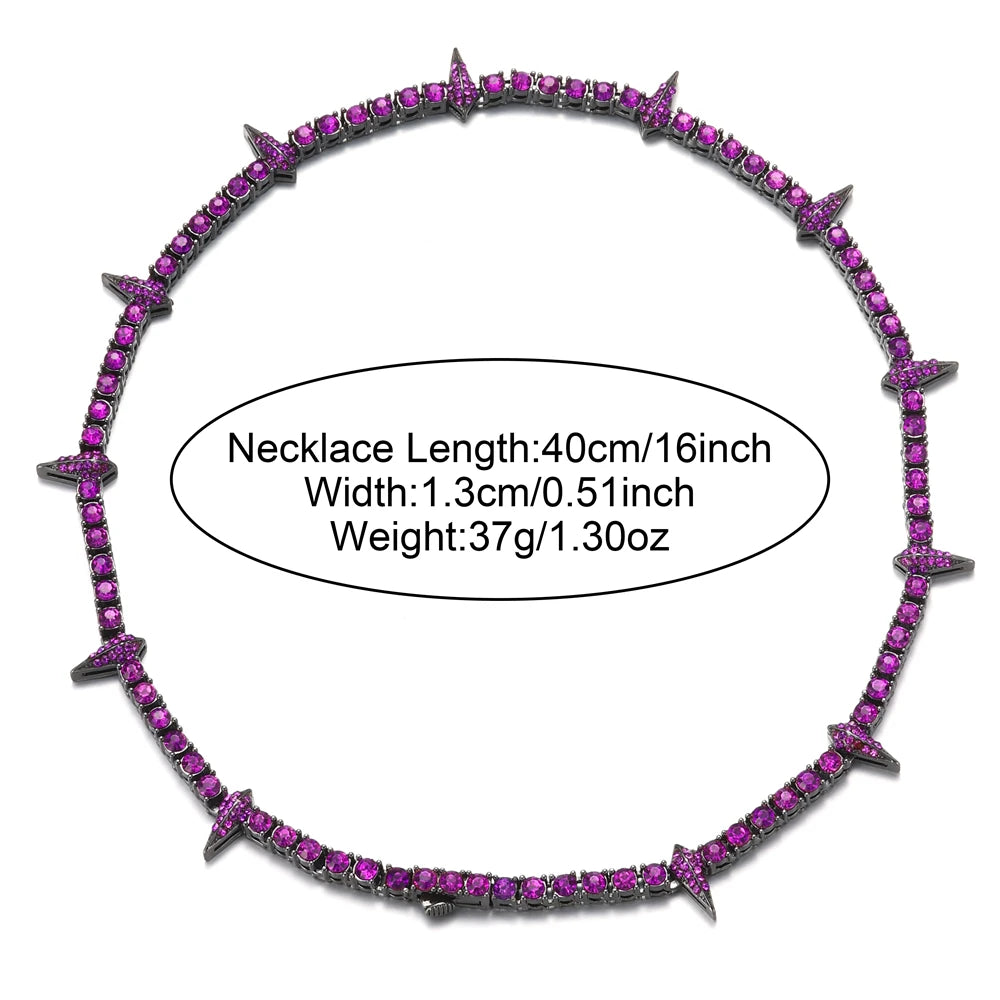 Hip Hop 4MM Tennis Chain Necklace