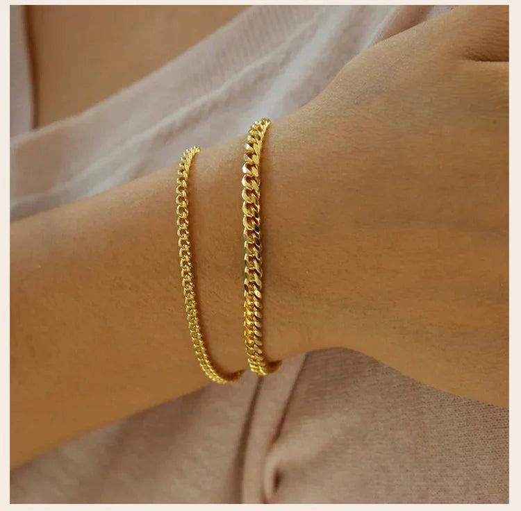 Stainless Steel Chain Bracelet for Women