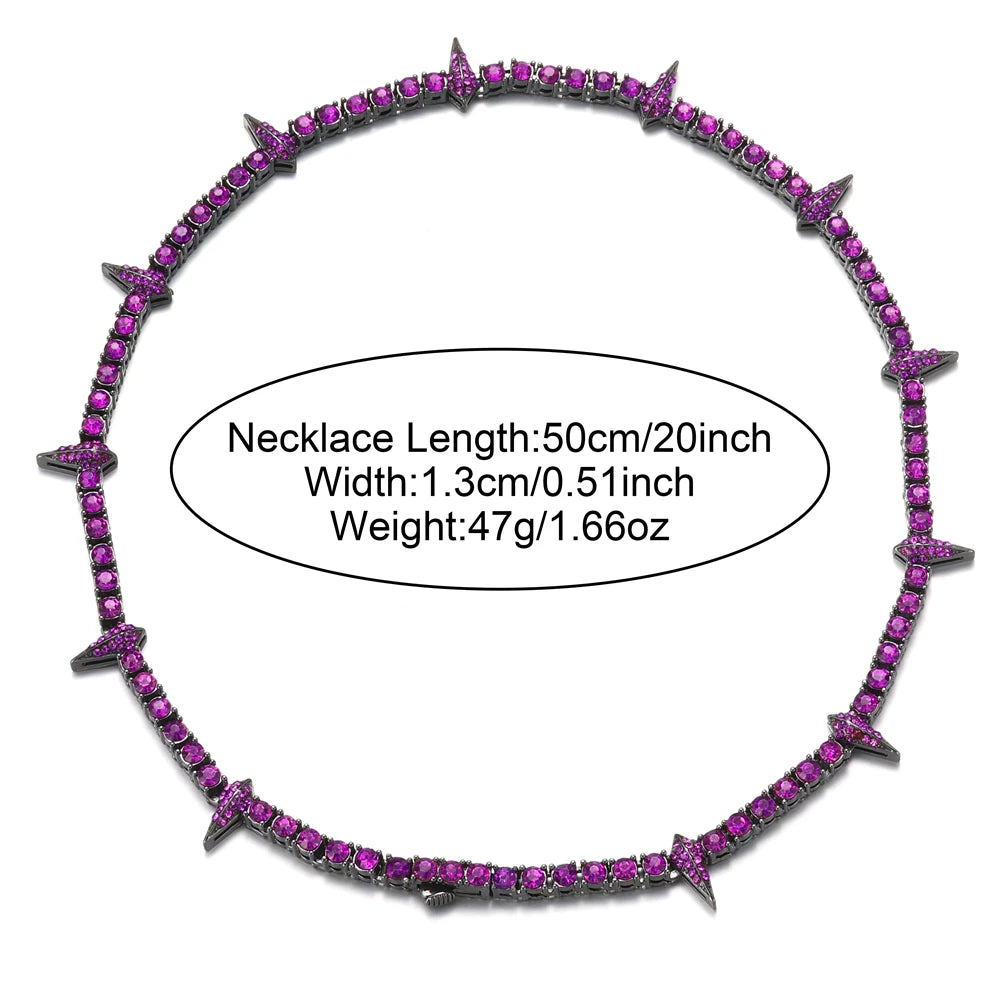 Hip Hop 4MM Tennis Chain Necklace